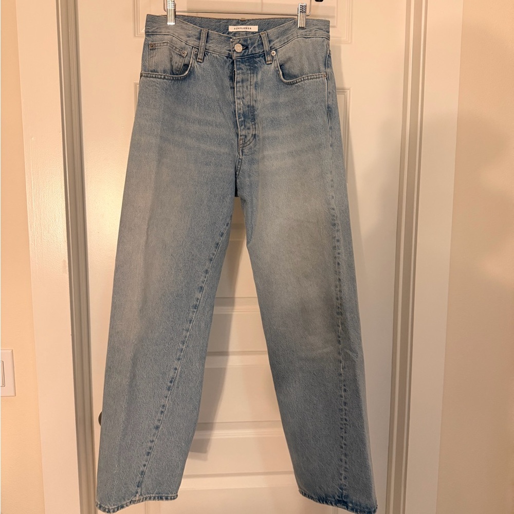 Sunflower Twisted Wide Jeans Light Wash